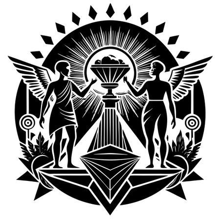 Creative and Stunning Sculpture Art Flyer or Poster Design Conceptsのイラスト素材