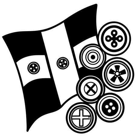 Comprehensive Collection of Vector Maltese Flag Buttons (2)のイラスト素材