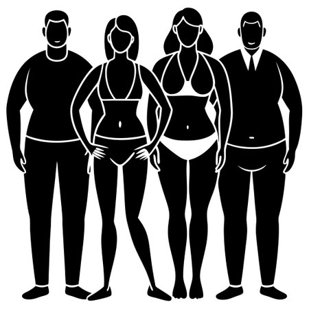 Comprehensive Collection of Isolated Flat Vector People Illustrationsのイラスト素材