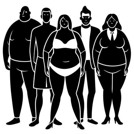 Comprehensive Collection of Isolated and Minimalist People Flat Vector Illustrationsのイラスト素材