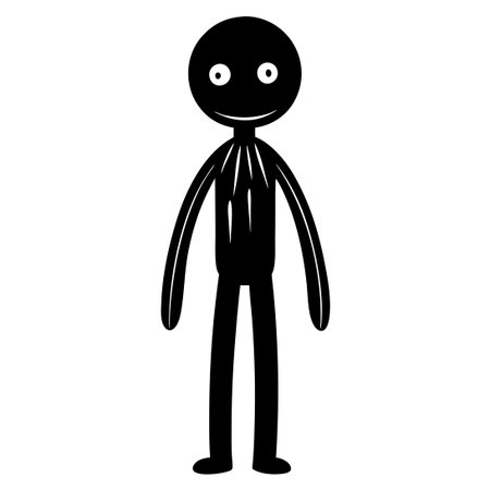 Comprehensive Collection of Isolated Vector Stick Figures in Dynamic Posesのイラスト素材