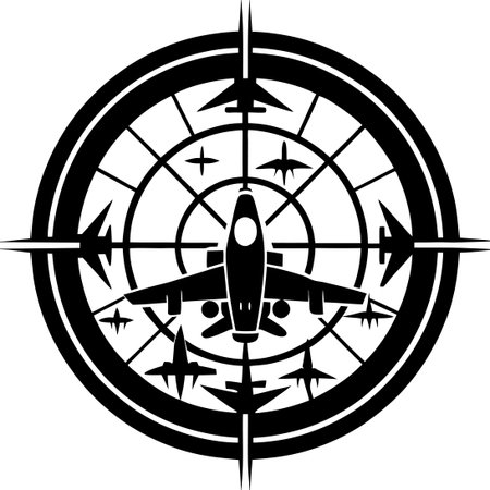 Intricate Vector Illustration of a Determined Soldier Aiming a Gun in the Midst of Warのイラスト素材