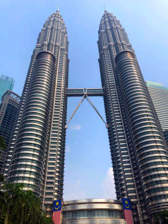 Petronas Towers, Kuala Lumpur, Malaysiaのeditorial素材