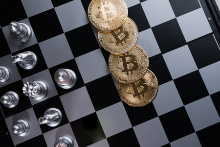 Chess board game concept of business ideas and competition and strategy plan success meaning.の写真素材