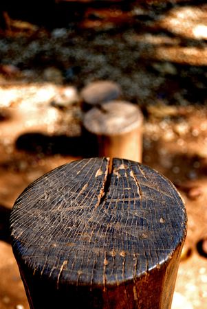 Wood Chopsの写真素材