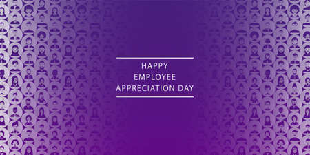 Happy Employee Appreciation Day Background Templateのイラスト素材