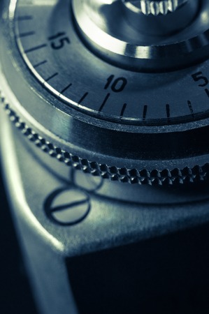 configuration mechanism with the figures for the old cameraの写真素材