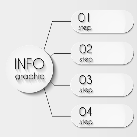 Vector elements for infographic. Abstract backgroundのイラスト素材