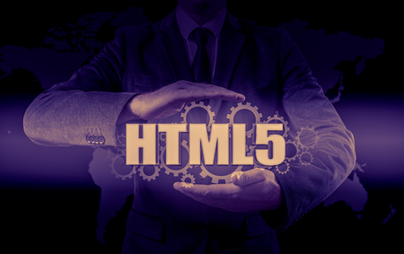 Technology, Internet and network security HTML5の写真素材