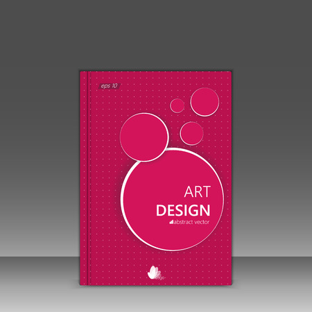 Modern Vector abstract brochure, report or flyer design templateのイラスト素材