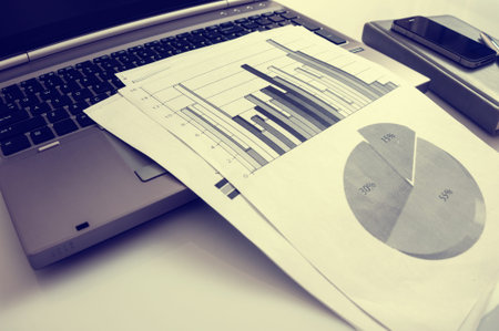 Advertising Commercial Promotion Digital Marketing Concept. Improving statistics.
