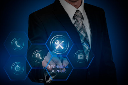 Technical Support Customer Service Business Technology Internet Concept