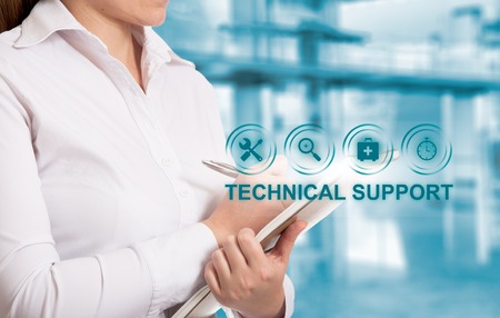 Technical Support Customer Service Business Technology Internet Concept.の写真素材
