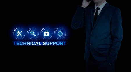 Technical Support Customer Service Business Technology Internet Concept.の写真素材