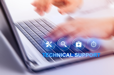Technical Support Customer Service Business Technology Internet Concept.の写真素材