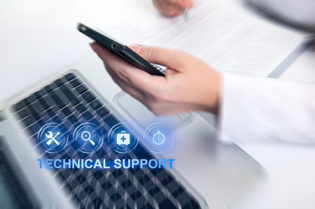 Technical Support Customer Service Business Technology Internet Concept.の写真素材