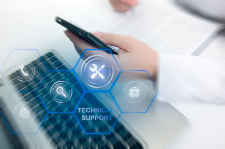 Technical Support Customer Service Business Technology Internet Concept.の写真素材