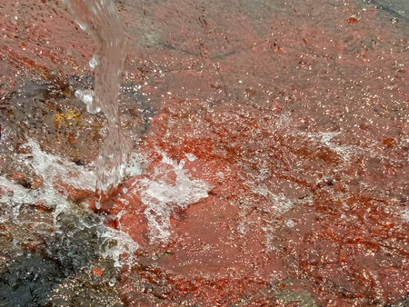 Transparent water liquid materialの写真素材