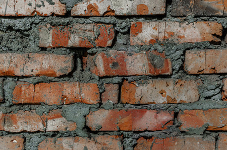 Old textured brick wall background