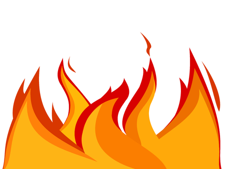 Fire flamesのイラスト素材