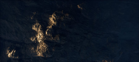 Organic patterns in cliff rock. Detail shot.の写真素材