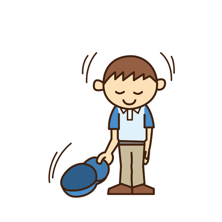 delivery manのイラスト素材