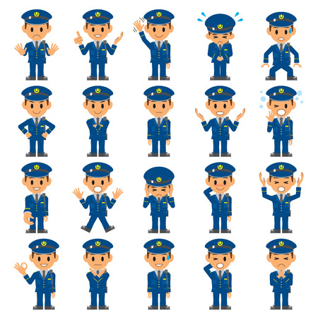 Police , Security guardのイラスト素材