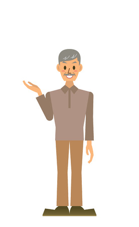 grand fatherのイラスト素材