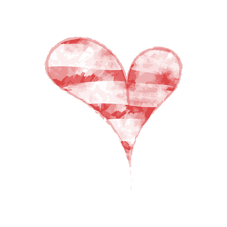 Texture Hand Drawn Hearts. Vectorのイラスト素材