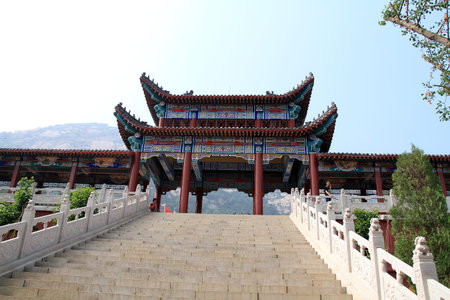 Ancient Chinese architectureのeditorial素材