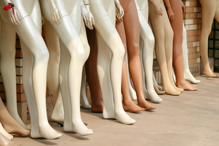 Plastic mannequinsの写真素材