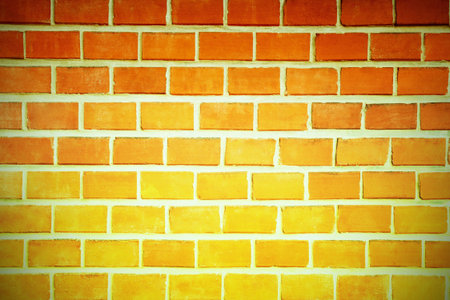 Background of red brick wall texture.の写真素材
