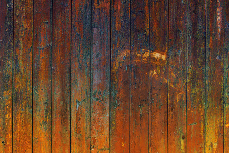 Rusty, wooden planks texture. Radioactive, grunge style.の写真素材