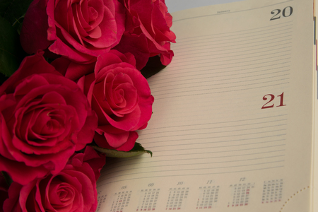 Grandmother's and grandfather's day calendar decoration.の写真素材