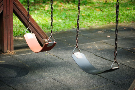   Empty Swing Sets