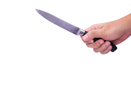 kinife in isolated background.の写真素材