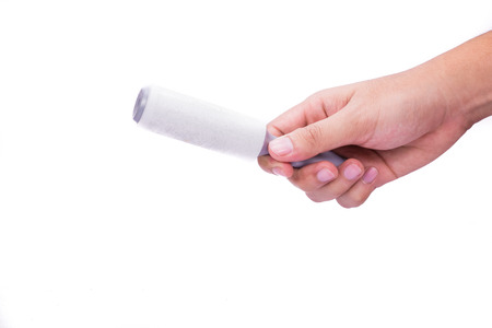 Glue roller in isolated background.の写真素材