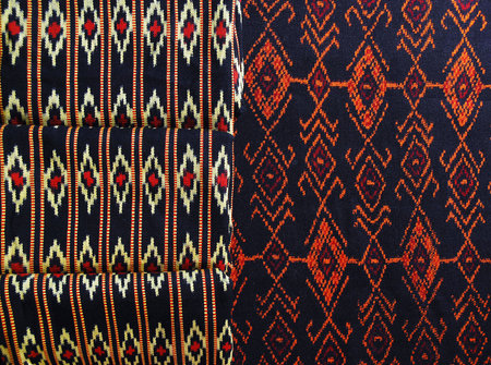 Traditional woven texture from Indonesia