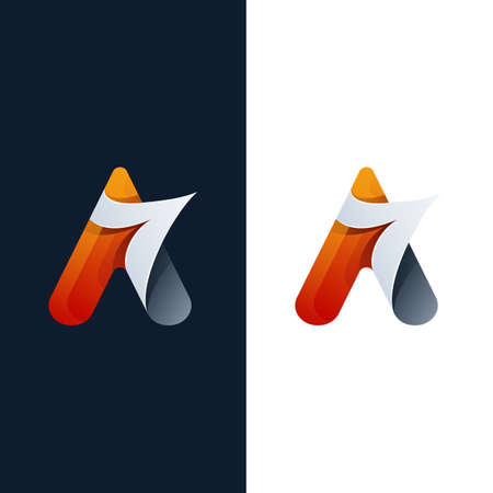 Abstract latter O design illustration vector templateのイラスト素材