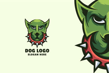 Dog Logo Designのイラスト素材