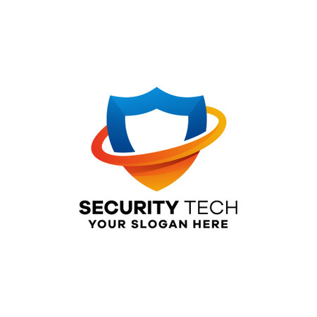 Security Gradient Logo Templateのイラスト素材
