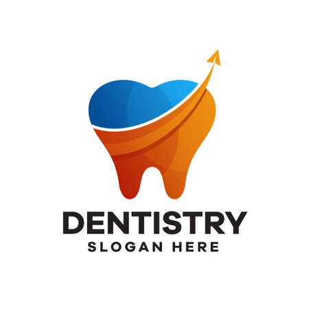 Dental Gradient Logo Designのイラスト素材