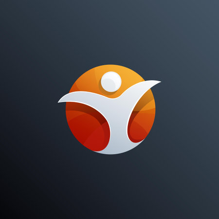 Gradient people logo