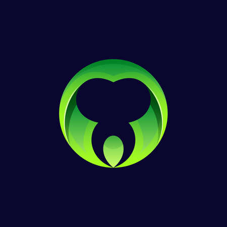 Dental logo designのイラスト素材