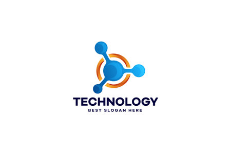 Gradient Technology Logo Design