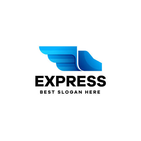 Truck Express Logoのイラスト素材