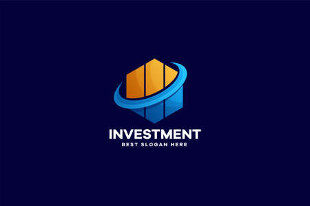 Investment Gradient Logoのイラスト素材