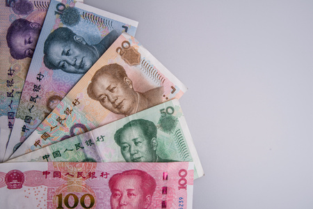 new china bank noteの写真素材