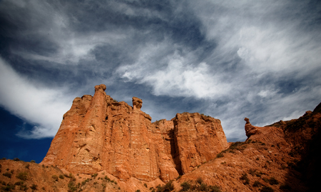 Mysterious Grand Canyon, Xinjiang, Wensu, Chinaの写真素材