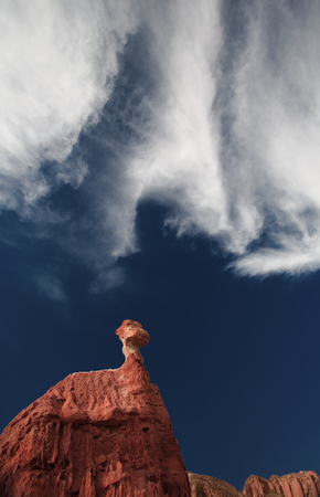 Mysterious Grand Canyon, Xinjiang, Wensu, Chinaの写真素材